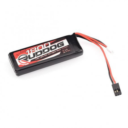 Ruddog FLAT RX Lipo 2s 1800mAh Battery Pack 89x29x12mm