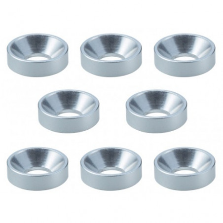 Conical washer SILVER M3 (8pcs)