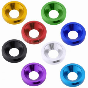 Conical colored washer