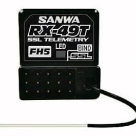 Sanwa RX-49T (FH5/FH5U) Waterproof Telemetry Receiver